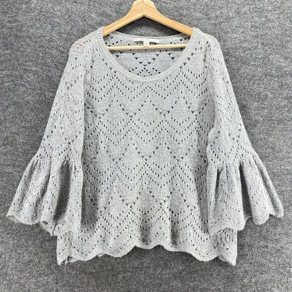 LC Lauren Conrad Sweaters - 5/$45 LC Lauren Conrad Sweater Pullover Women XL Gray  Knit Long Sleeve